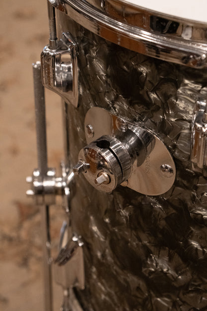 Rogers 12/14/20" Drum Set - 1960s - Black Diamond Pearl