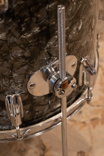 Rogers 12/14/20" Drum Set - 1960s - Black Diamond Pearl