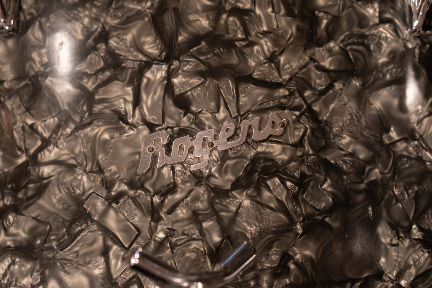 Rogers 12/14/20" Drum Set - 1960s - Black Diamond Pearl