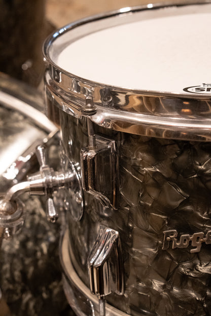 Rogers 12/14/20" Drum Set - 1960s - Black Diamond Pearl