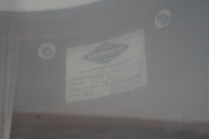 Craviotto 12/14/18/6.5x14" Private Reserve Blackwood Drum Set - 2022