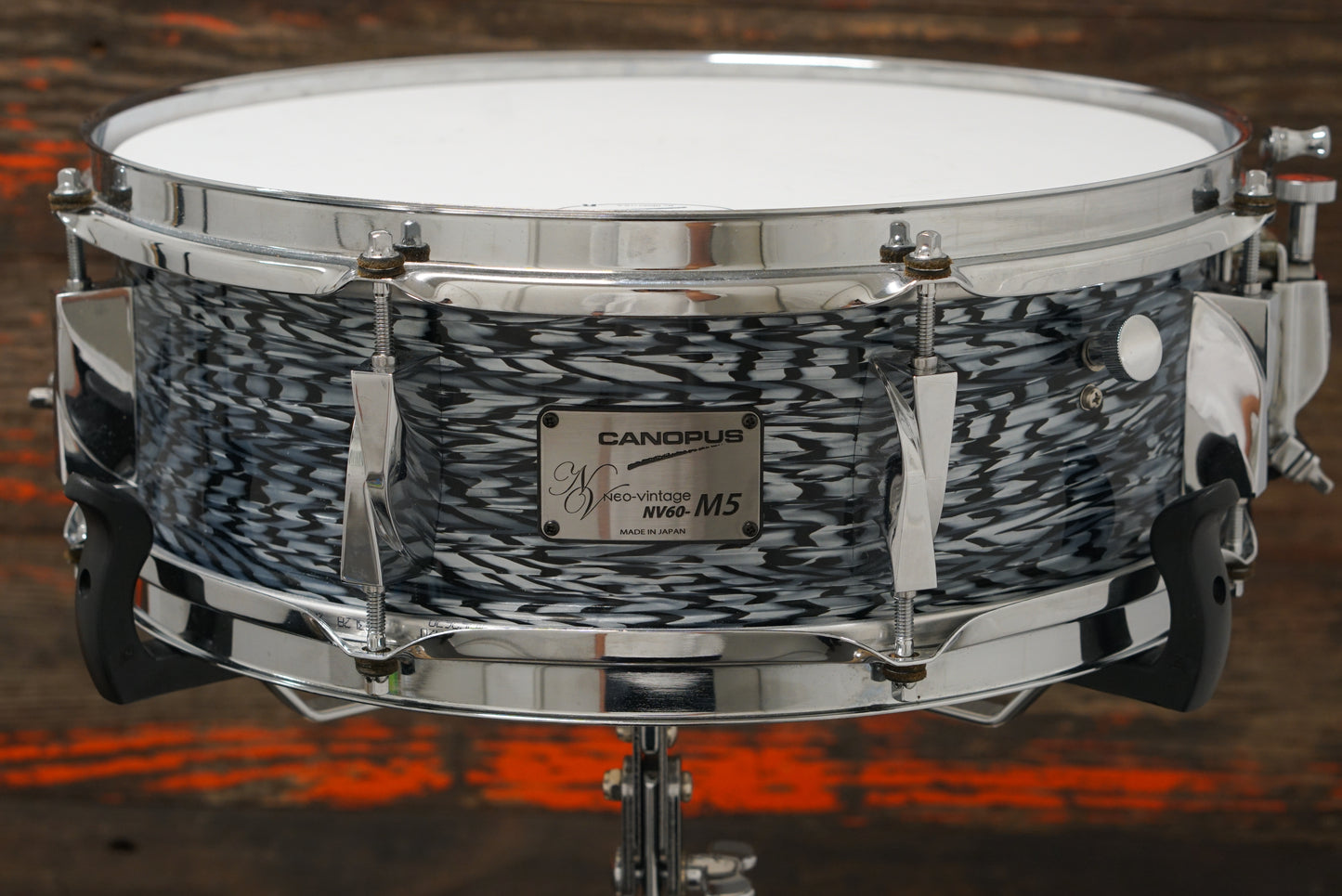 Canopus 5x14" NV60-M5 Snare Drum - Black Onyx