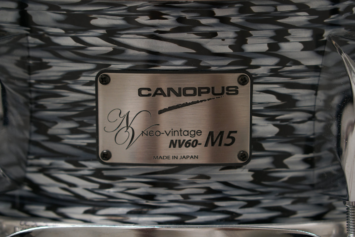 Canopus 5x14" NV60-M5 Snare Drum - Black Onyx