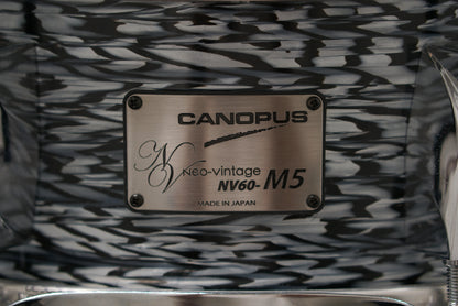 Canopus 5x14" NV60-M5 Snare Drum - Black Onyx