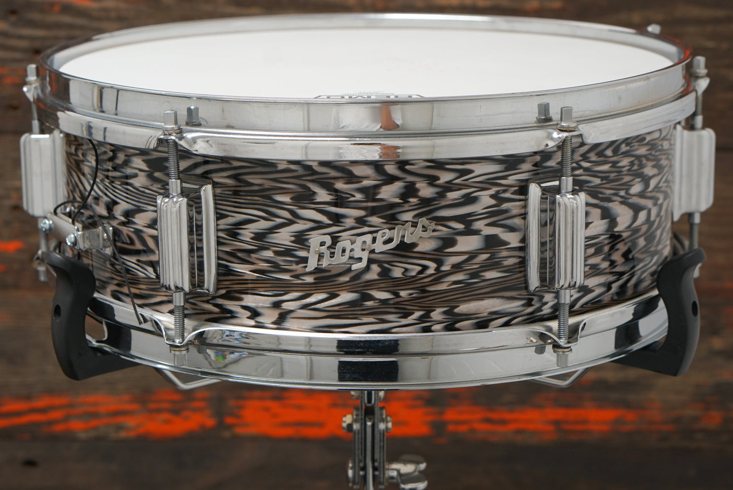 Rogers 5x14" Luxor Snare Drum - 1960s Black Onyx