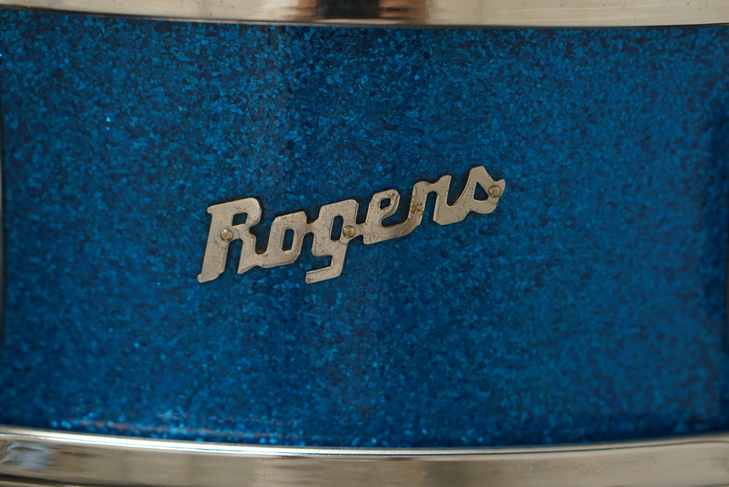 Rogers 5x14" Luxor Snare Drum - 1960s Blue Sparkle