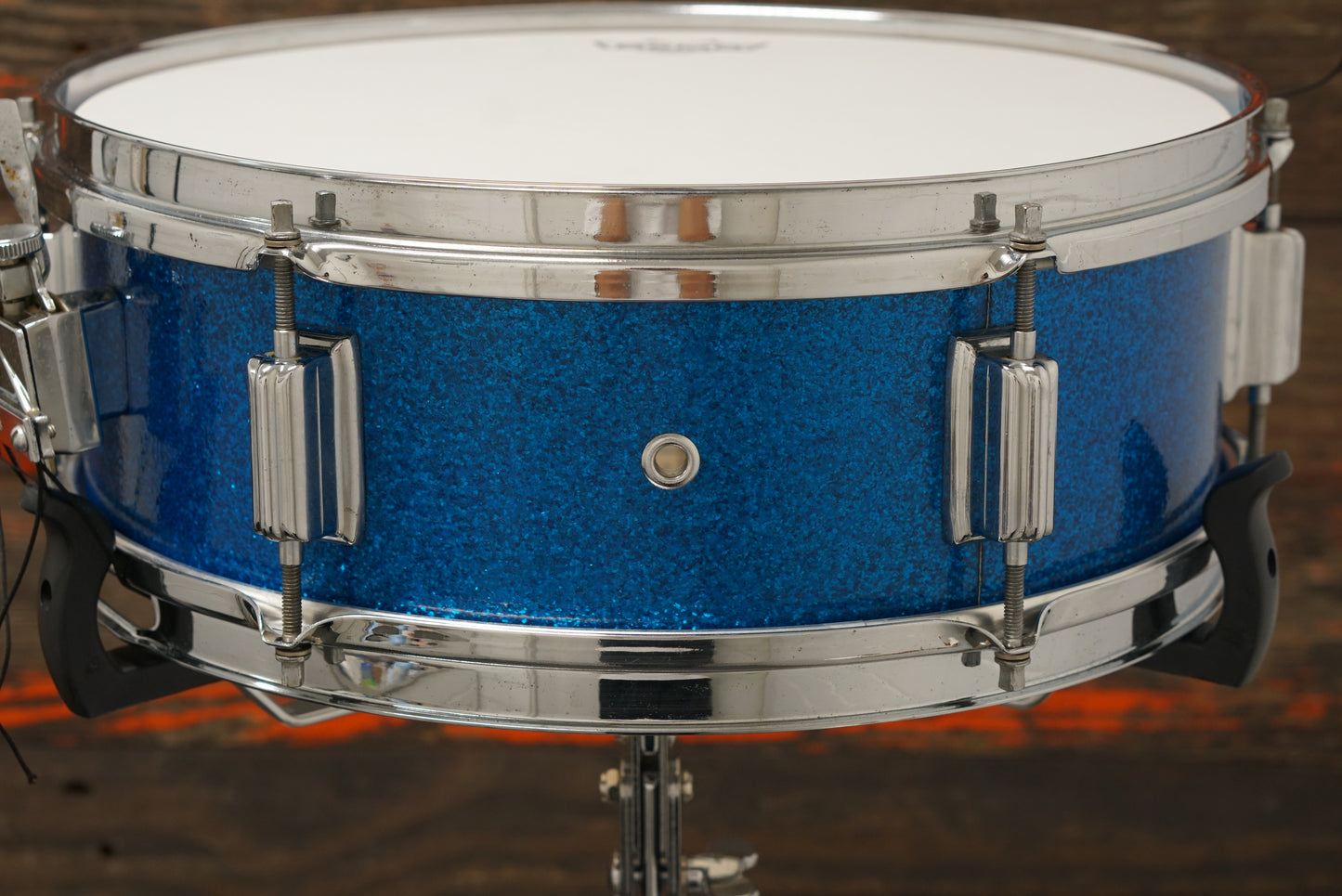 Rogers 5x14" Luxor Snare Drum - 1960s Blue Sparkle