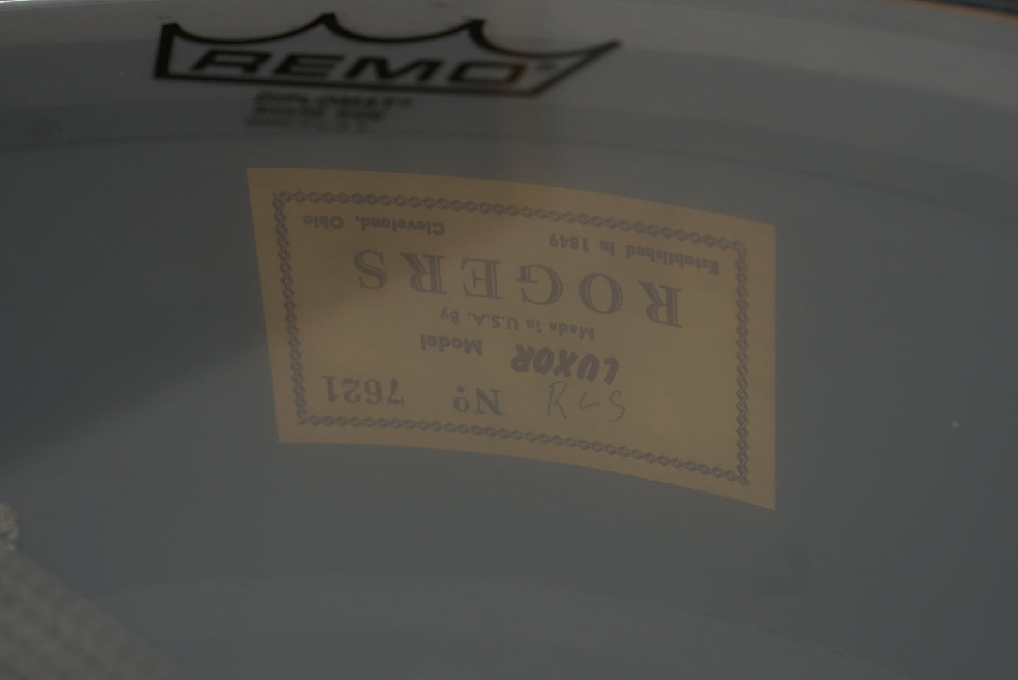 Rogers 5x14" Luxor Snare Drum - 1960s Blue Sparkle