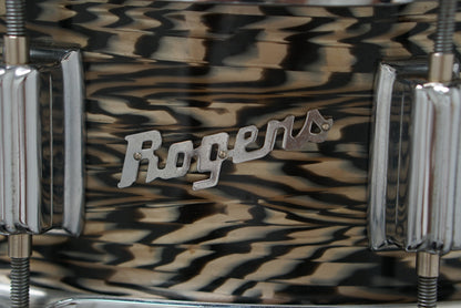 Rogers 5x14" Dynasonic Wood Snare Drum - 1960s Black Onyx