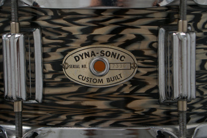 Rogers 5x14" Dynasonic Wood Snare Drum - 1960s Black Onyx