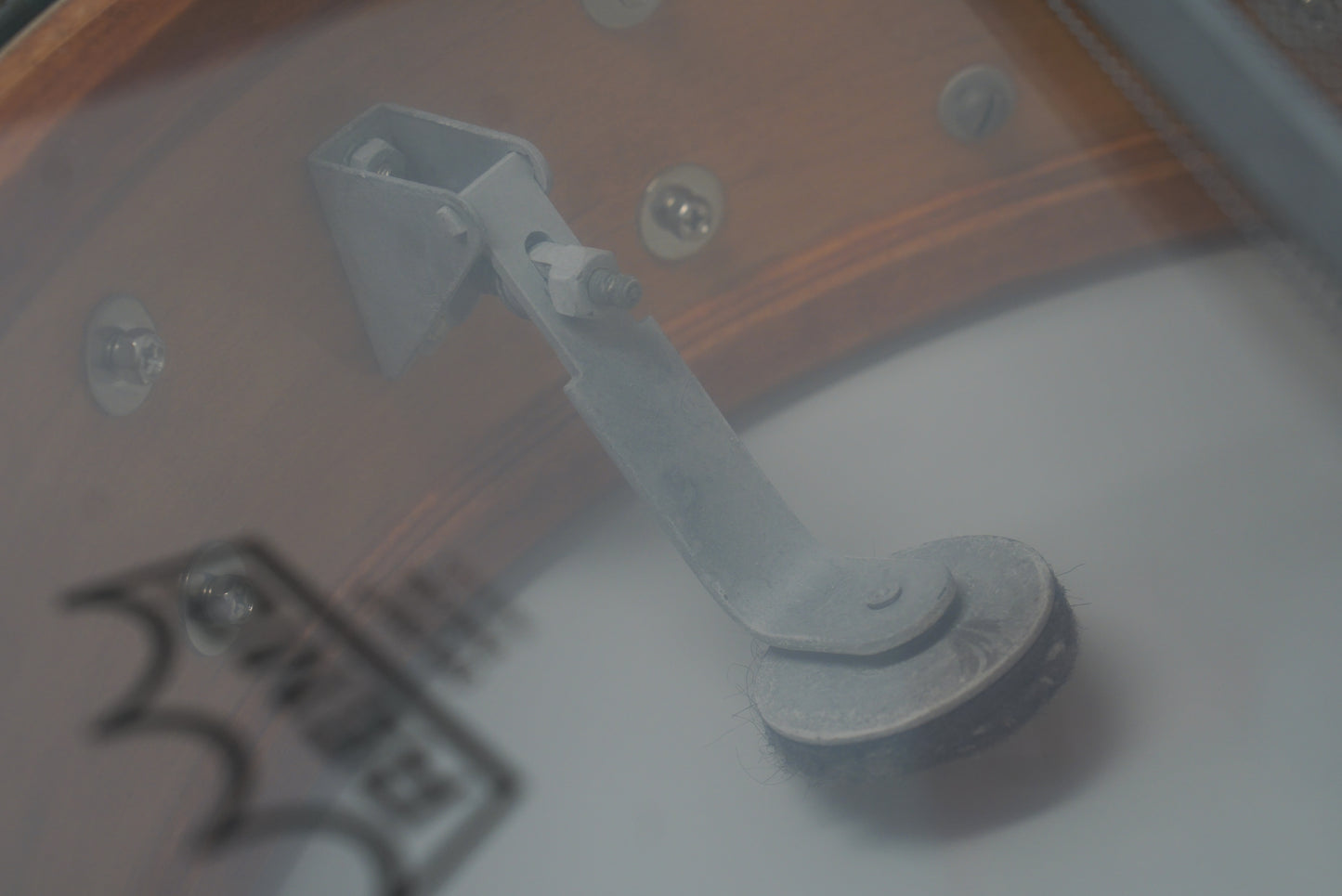 Rogers 5x14" Dynasonic Wood Snare Drum - 1960s White Marine Pearl