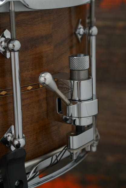 Craviotto 7x14" Walnut Snare Drum w/ Inlay