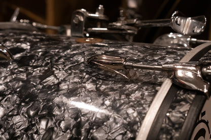 Gretsch 12/14/18/5x14" Round Badge Drum Set - 1960's Black Diamond Pearl