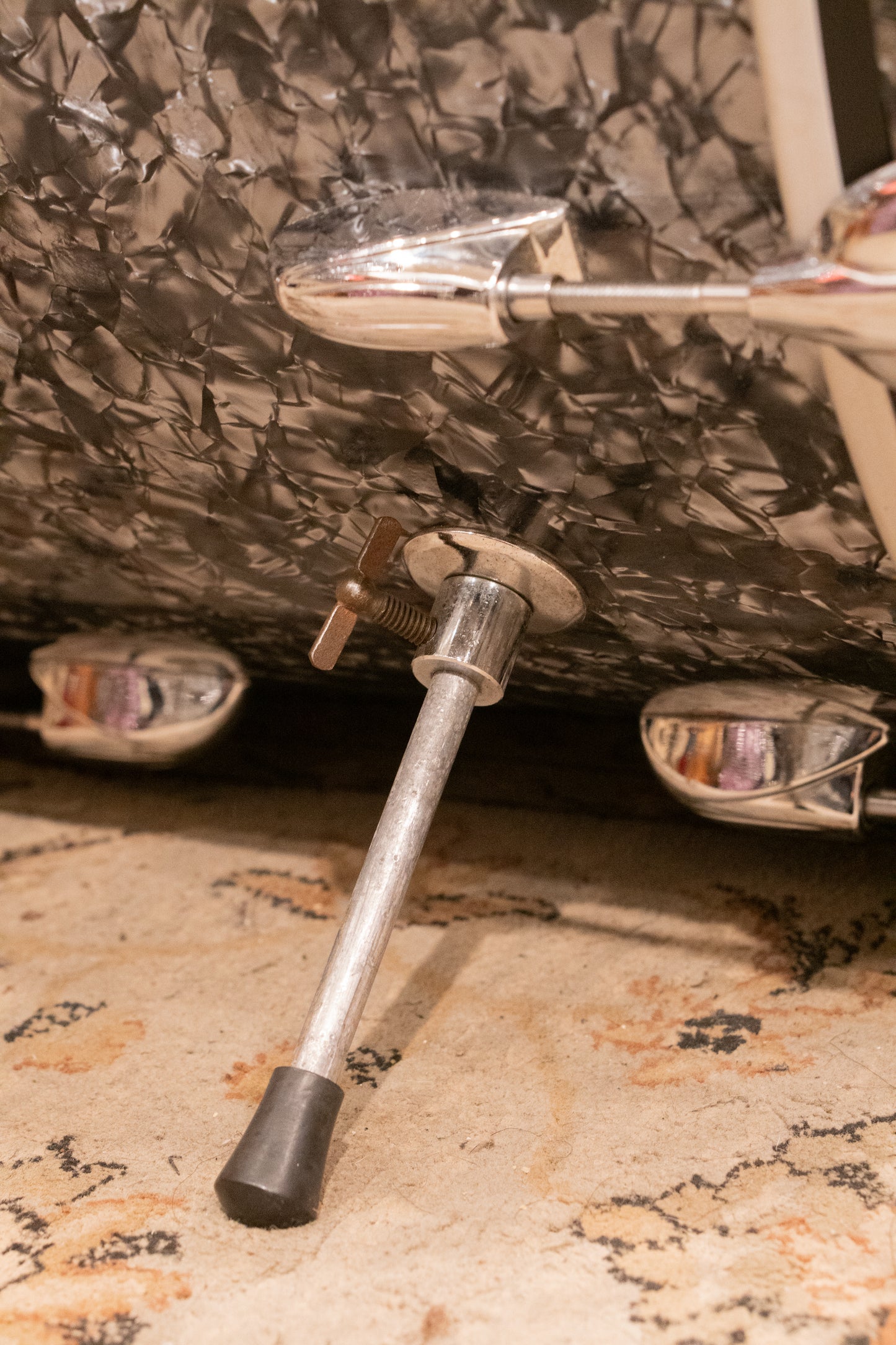 Gretsch 12/14/18/5x14" Round Badge Drum Set - 1960's Black Diamond Pearl