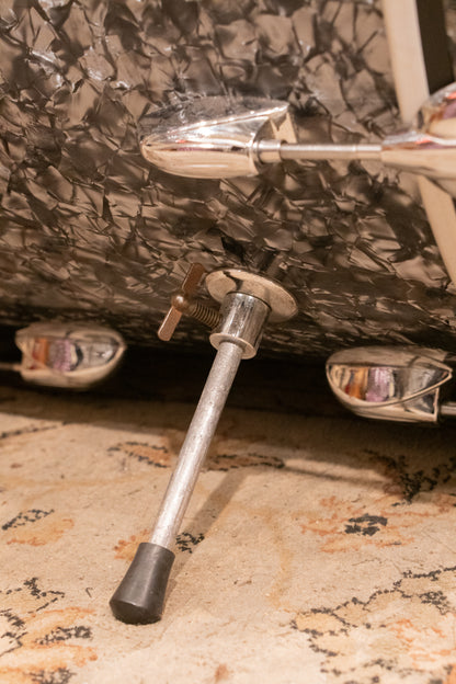 Gretsch 12/14/18/5x14" Round Badge Drum Set - 1960's Black Diamond Pearl