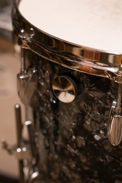 Gretsch 12/14/18/5x14" Round Badge Drum Set - 1960's Black Diamond Pearl