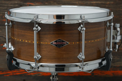 Craviotto 6.5x14" Walnut Snare Drum w/ Wood Hoops - 2010