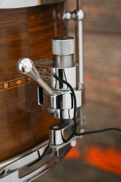 Craviotto 6.5x14" Walnut Snare Drum w/ Wood Hoops - 2010