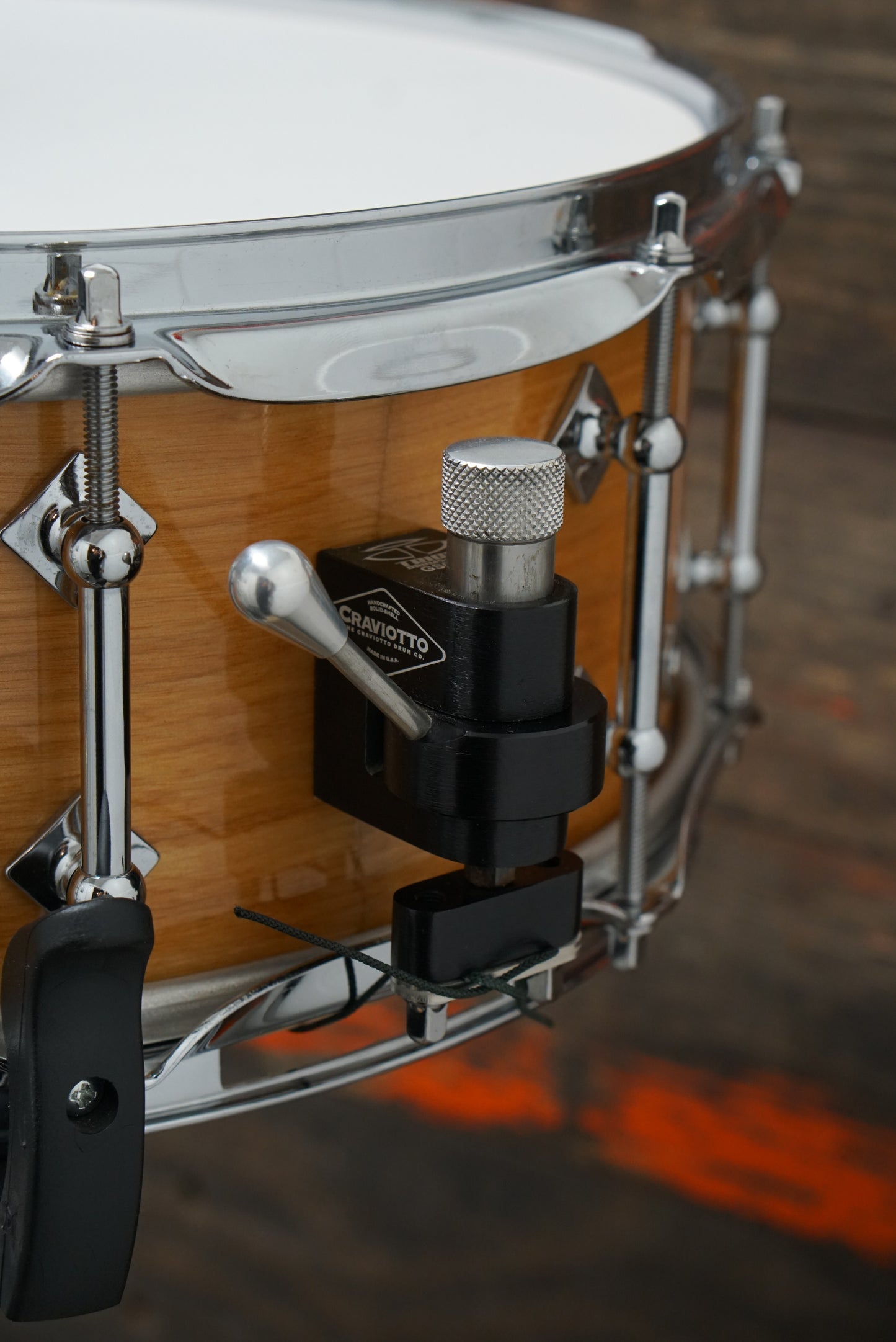 Craviotto 5.5x14" Cherry Snare Drum - 2007 - Signed