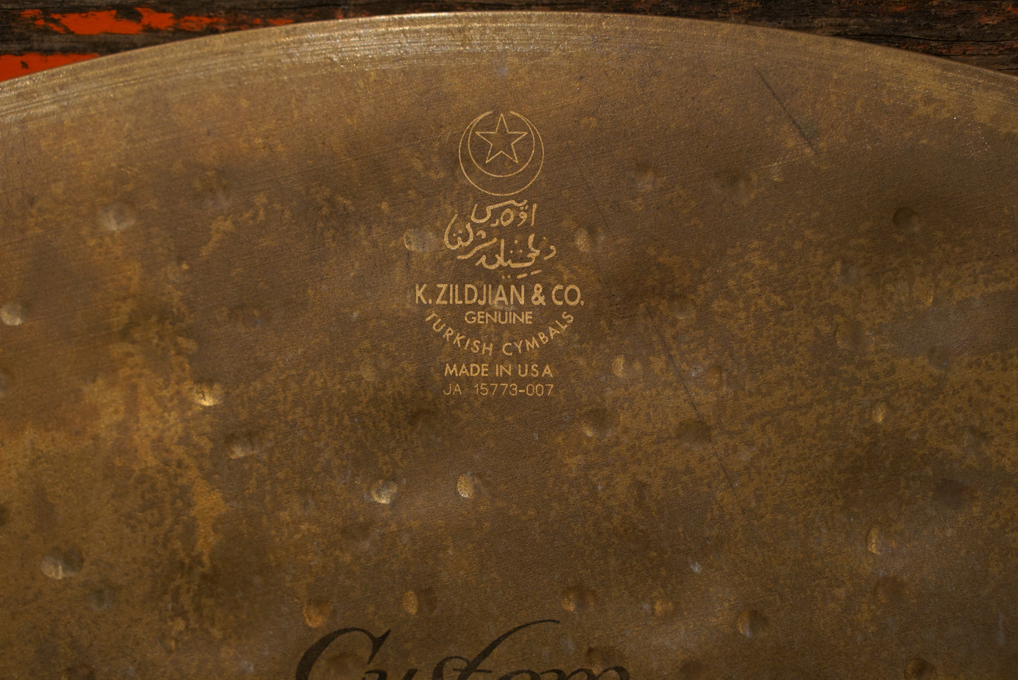 Zildjian 22" K. Custom Dry Light Ride Cymbal - 2870g