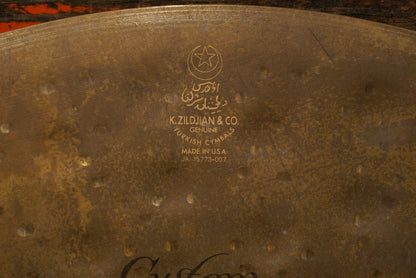Zildjian 22" K. Custom Dry Light Ride Cymbal - 2870g