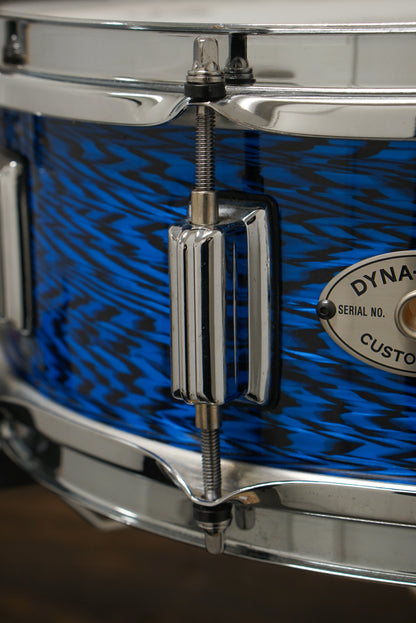 Rogers 5x14" Dyna-Sonic (Reissue) Wood Snare Drum - Blue Onyx