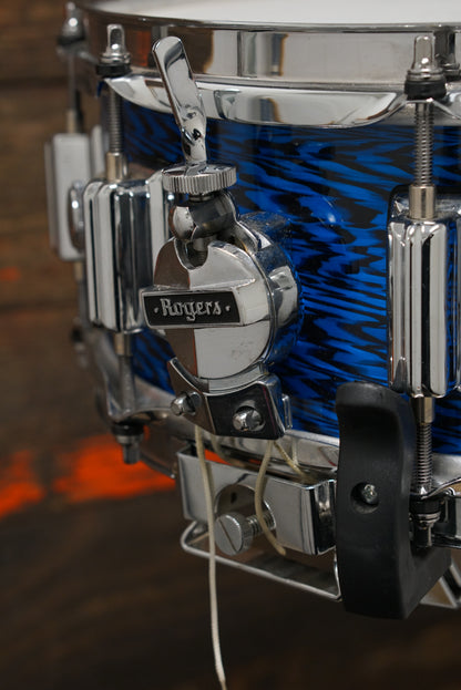 Rogers 5x14" Dyna-Sonic (Reissue) Wood Snare Drum - Blue Onyx