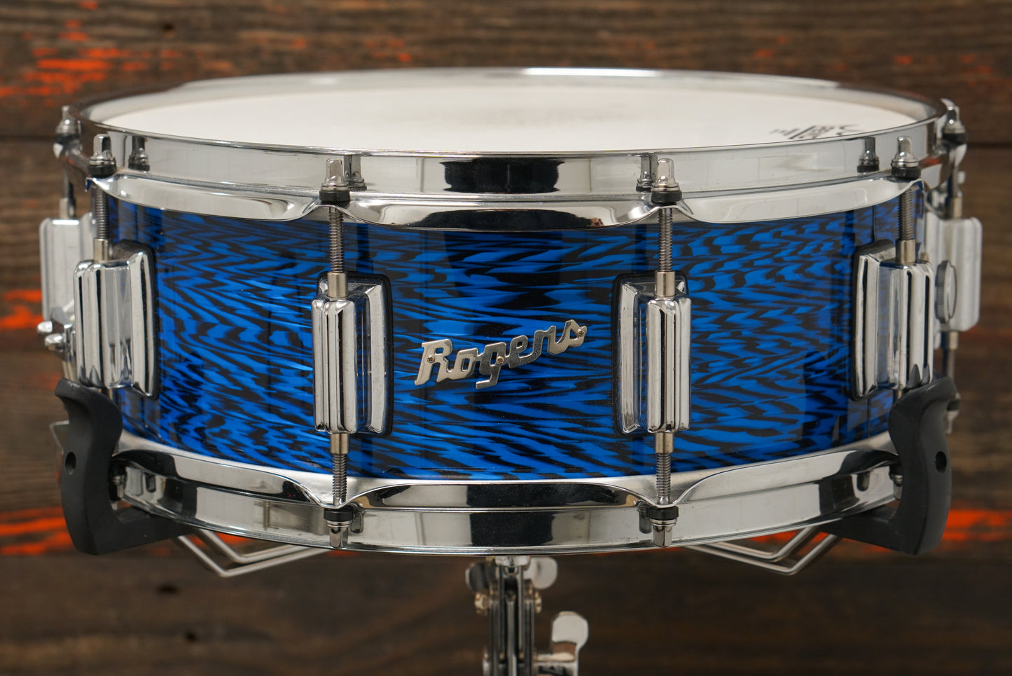 Rogers 5x14" Dyna-Sonic (Reissue) Wood Snare Drum - Blue Onyx