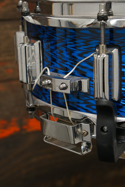 Rogers 5x14" Dyna-Sonic (Reissue) Wood Snare Drum - Blue Onyx