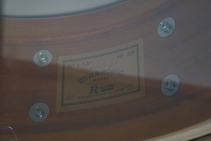 Rogers 5x14" Dyna-Sonic (Reissue) Wood Snare Drum - Blue Onyx
