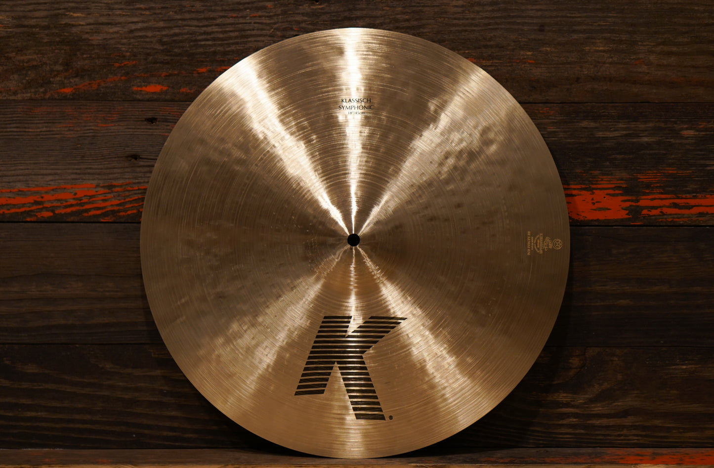 Zildjian 18" K. Klassisch Symphonic Suspended Cymbal - 1423g