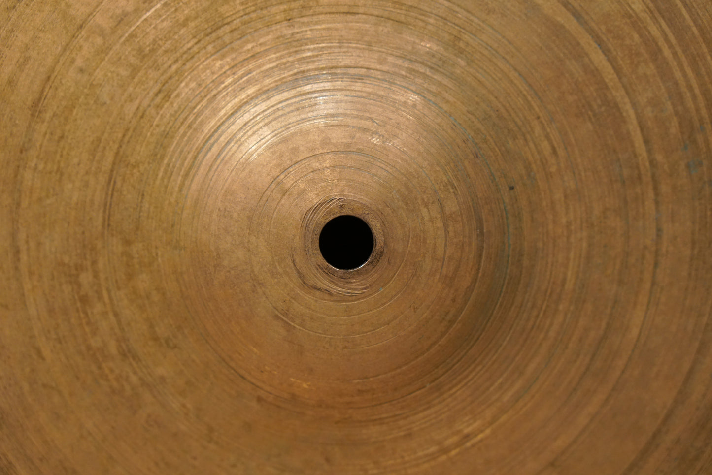 Quiqeg 14 1/4" Dirty Boppa Patina Hi-Hat Cymbals - 858/1024g