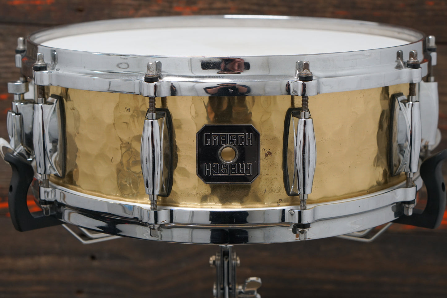 Gretsch 5x14" Full Range Hammered Brass Snare Drum