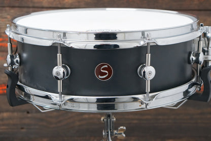 Sugar Percussion 5.5x14" Painted Poplar Stave Shell Snare Drum - Black