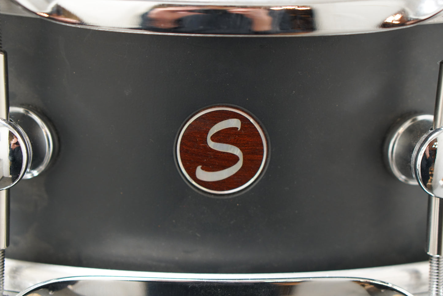 Sugar Percussion 5.5x14" Painted Poplar Stave Shell Snare Drum - Black