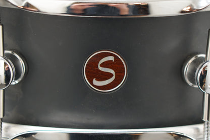 Sugar Percussion 5.5x14" Painted Poplar Stave Shell Snare Drum - Black