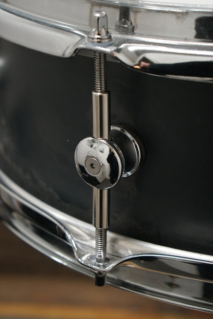 Sugar Percussion 5.5x14" Painted Poplar Stave Shell Snare Drum - Black