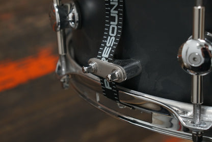 Sugar Percussion 5.5x14" Painted Poplar Stave Shell Snare Drum - Black