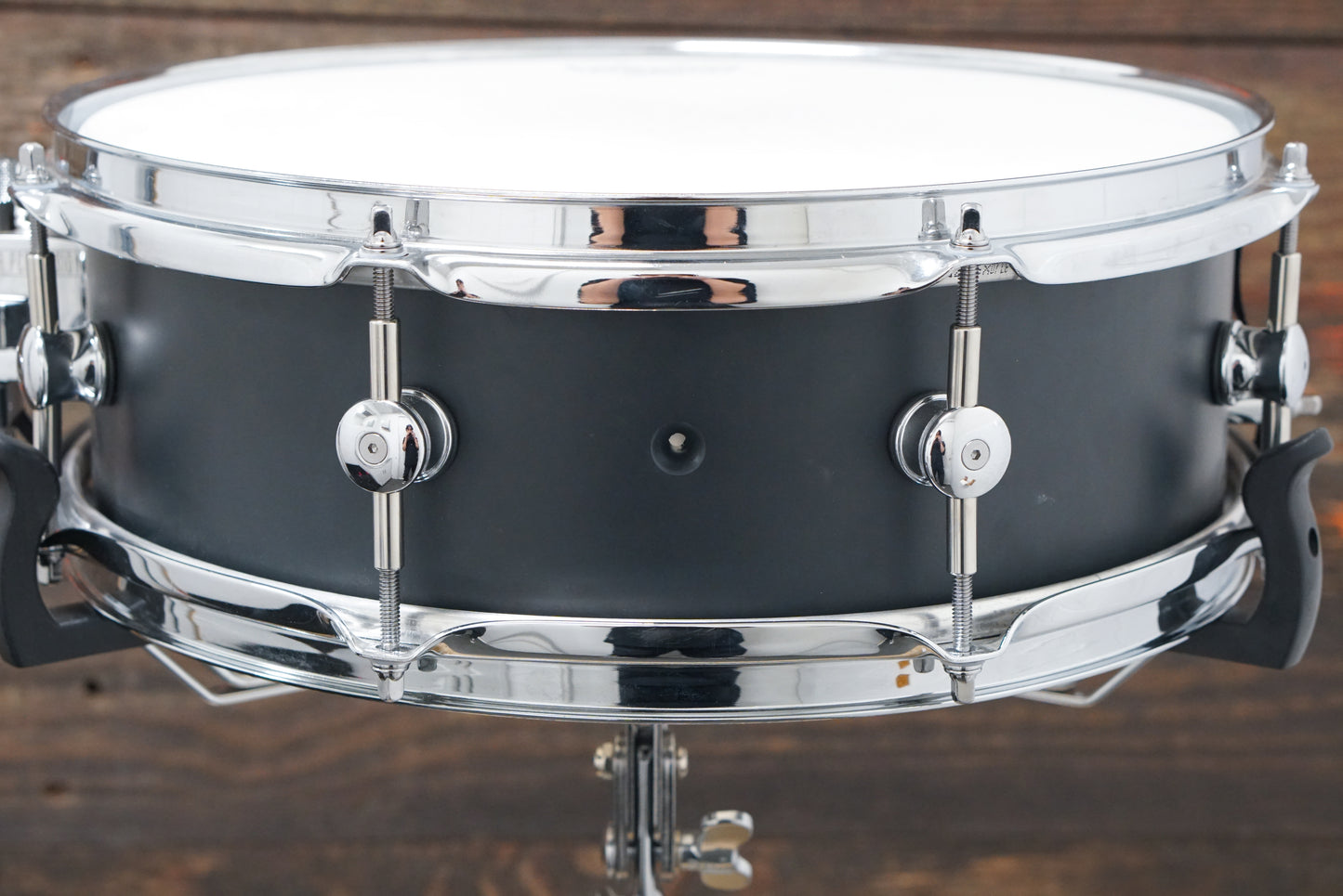 Sugar Percussion 5.5x14" Painted Poplar Stave Shell Snare Drum - Black