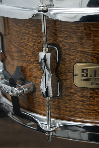 Tama 6.5x14" SLP Limited G-Hickory Snare Drum - Gloss Natural Elm