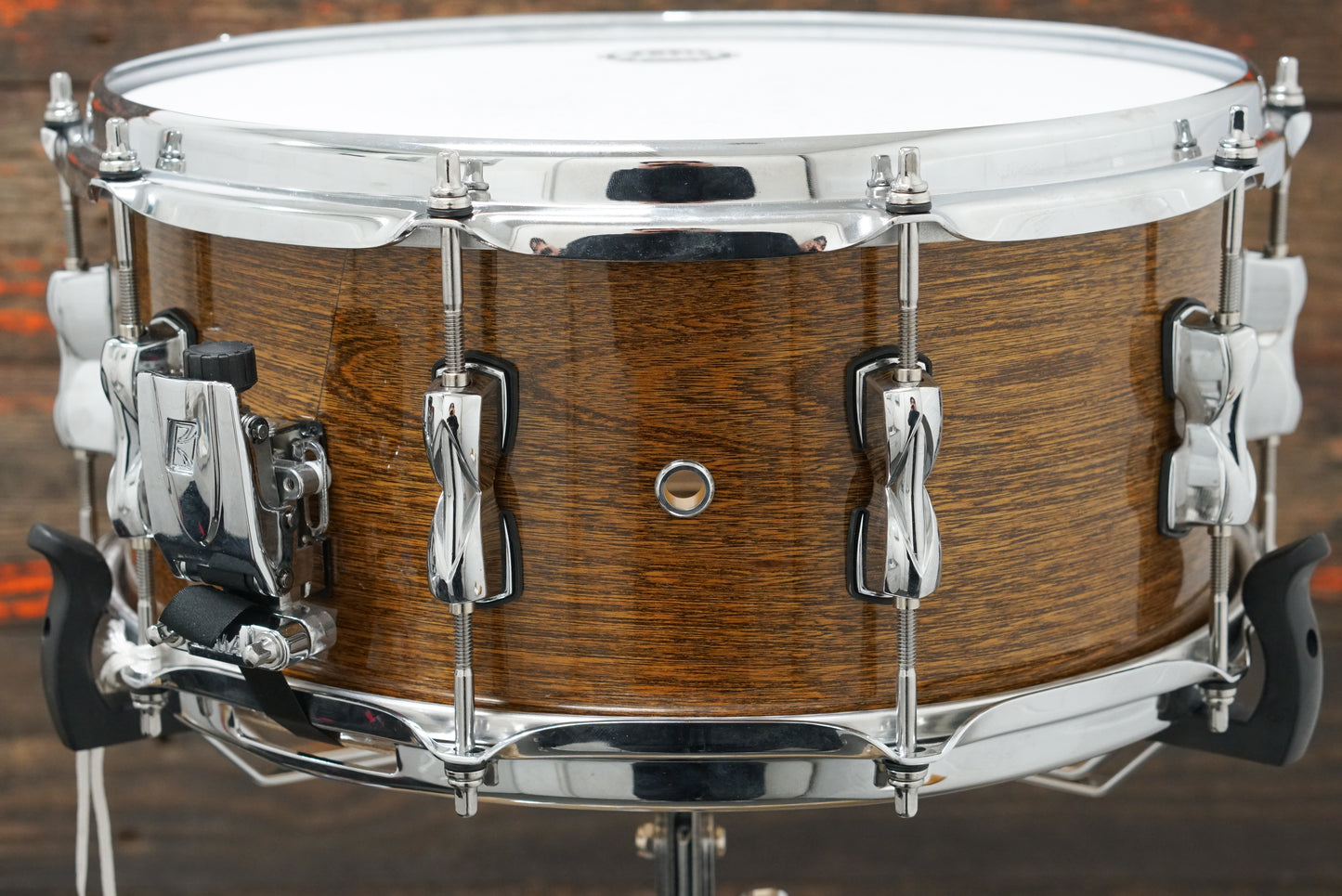 Tama 6.5x14" SLP Limited G-Hickory Snare Drum - Gloss Natural Elm