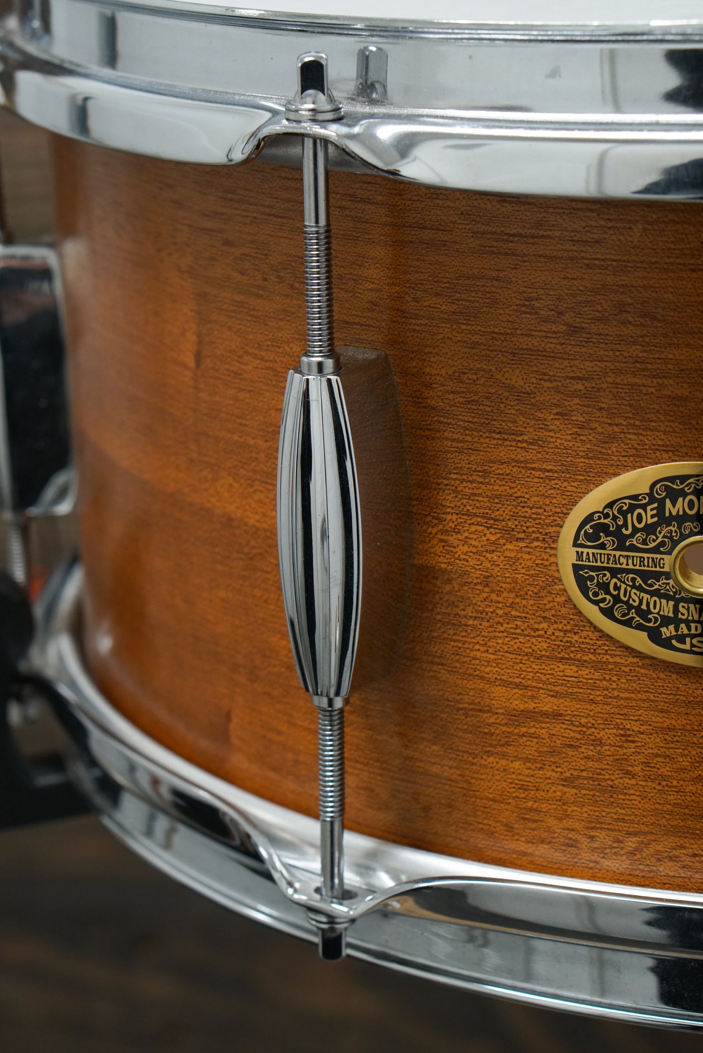 Joe Montineri 6.5x14" Mahogany Snare Drum