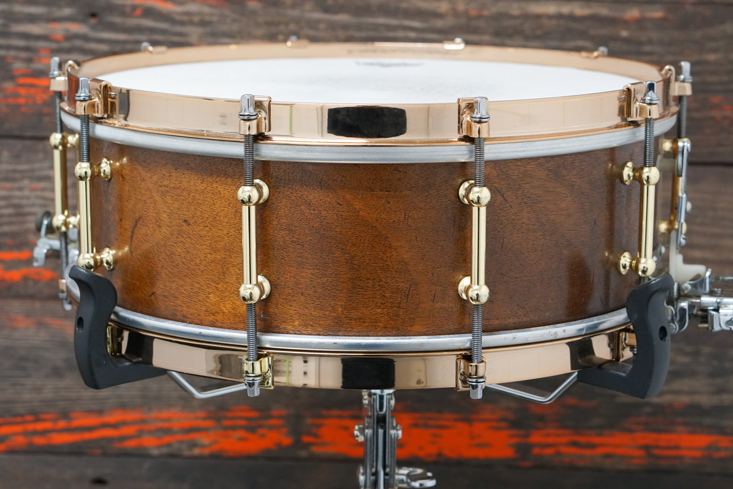 Ludwig 5x14" Solid Shell Snare Drum - 1920s Mahogany