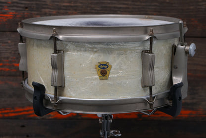 Ludwig 5x13" WFL Porto-Pak Snare Drum - 1950s White Marine Pearl