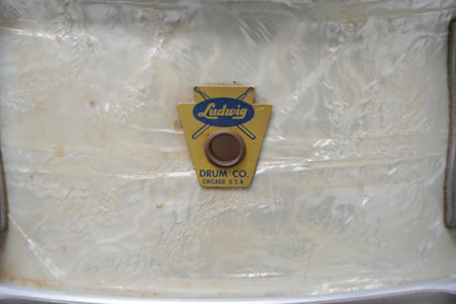 Ludwig 5x13" WFL Porto-Pak Snare Drum - 1950s White Marine Pearl