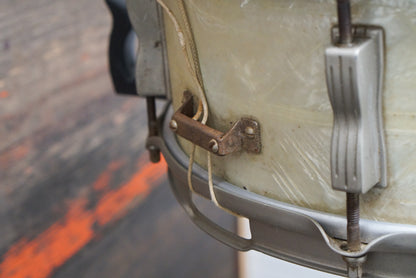 Ludwig 5x13" WFL Porto-Pak Snare Drum - 1950s White Marine Pearl