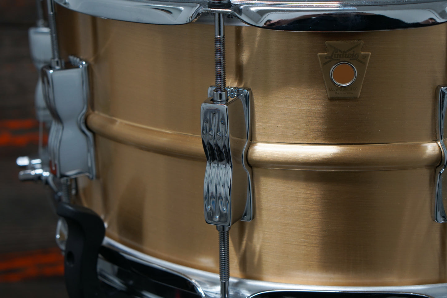 Ludwig 6.5x14" Brushed "Acro Bronze" Snare Drum - LZ654BM
