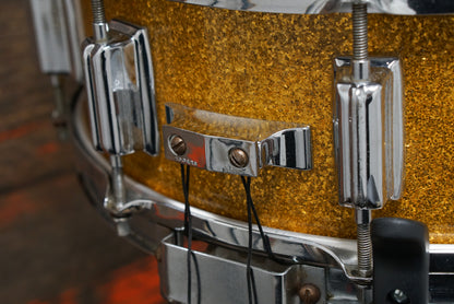 Rogers 5x14" Dynasonic Wood Snare Drum - 1960s Gold Sparkle Pearl