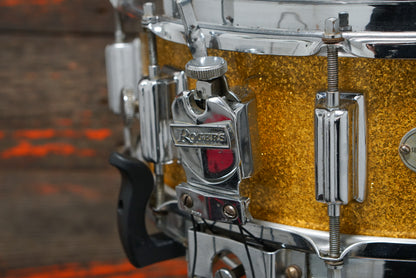 Rogers 5x14" Dynasonic Wood Snare Drum - 1960s Gold Sparkle Pearl