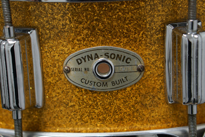 Rogers 5x14" Dynasonic Wood Snare Drum - 1960s Gold Sparkle Pearl